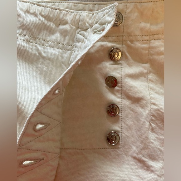 Current/Elliott Mini Jean Wrap Skirt Size 27 - Picture 9 of 13